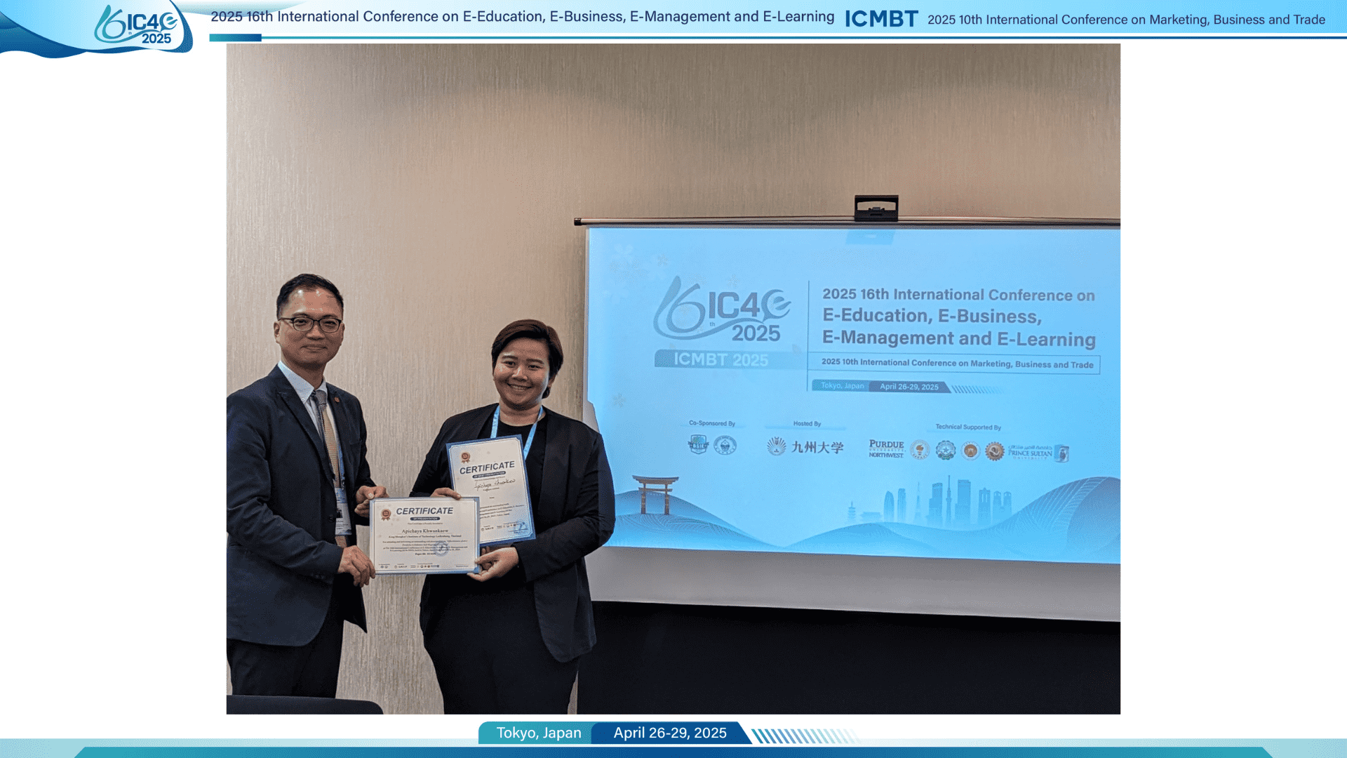 Best Presentation Award Winner - Onsite Session 6